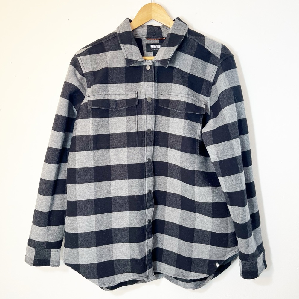 Alaskan HardGear Multi-Colored Checkered Plaid Shacket Jacket Shirt Size Large